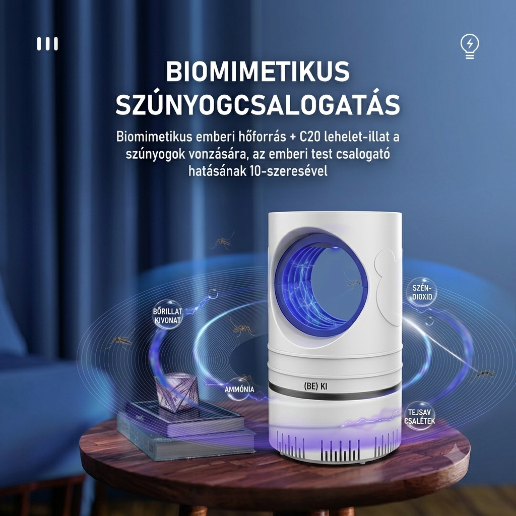 Velunia - Intelligens UV Szúnyogriasztó